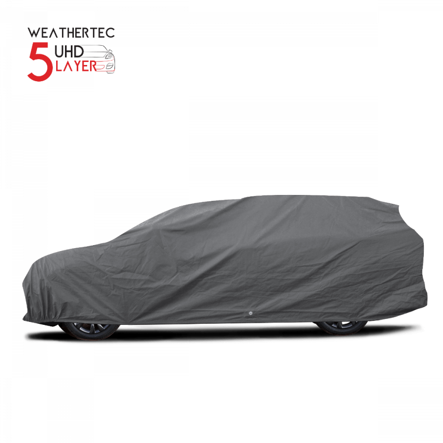 dashield weathertec van car cover waterproof  breathable windproof multi layer double stitched heavy duty strong durable material car protection uv protection premium quality van cover soft inner lining mini van