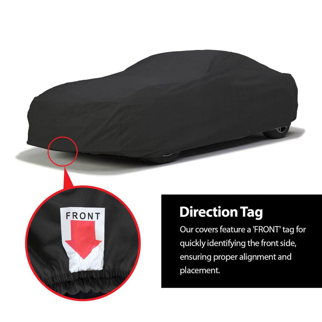 Car Cover - SoftTec Stretch Satin Black - DaShield Cover - 